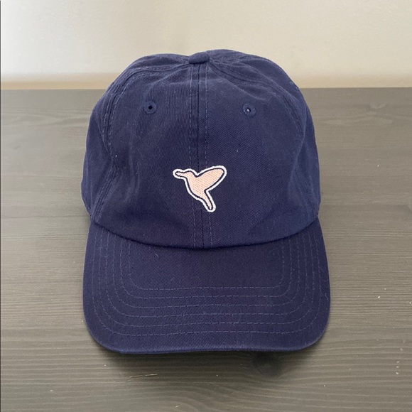 Birddogs Adult Free The Bird Baseball Hat One Size Adjustable Navy Cotton - Picture 2 of 13